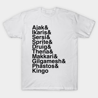 Eternals Names T-Shirt